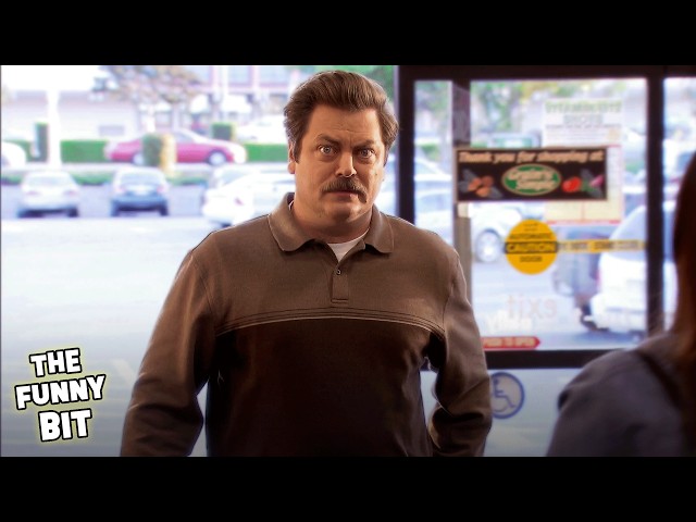 Ron experiences Shopping with Chris | Parks and Recreation | The Funny Bit
