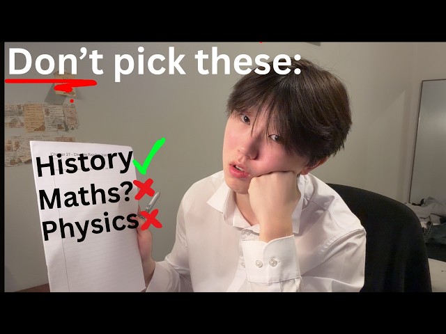 Don't pick your GCSEs until you watch this (don't regret it)