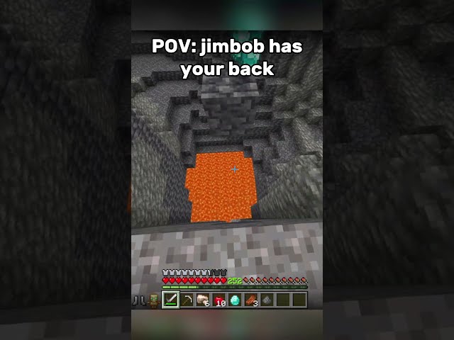 POV: jimbob clutches #minecraft #funny #gaming