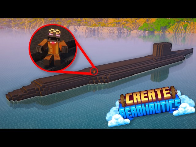 I'm Making The Biggest WORKING Submarine EVER using Create!