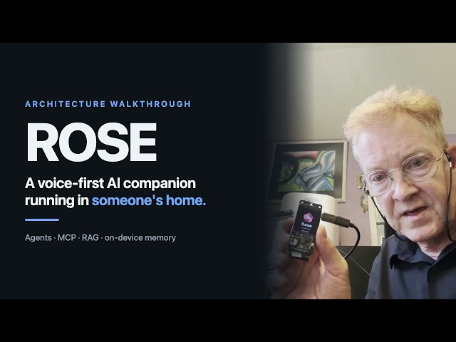 Rose — architecture walkthrough of a voice-first AI care companion
