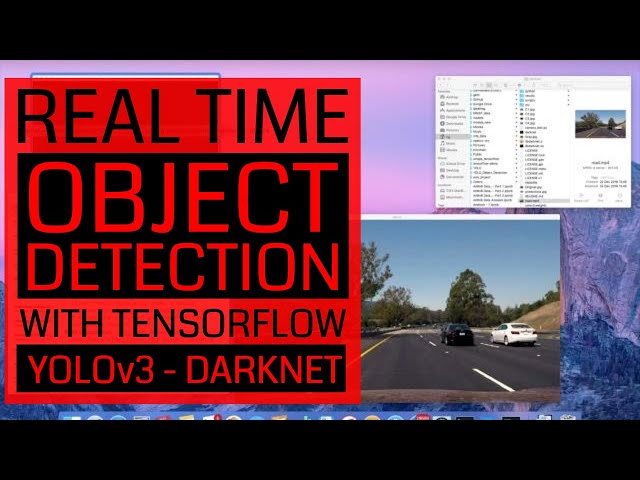 real time object detection with YOLOv3 - darknet