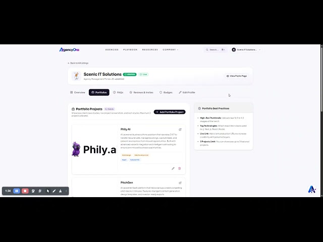 AgencyOra — Tour