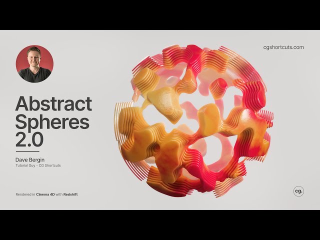 Abstract Spheres in C4D - Cinema 4D Tutorial (Free Project)