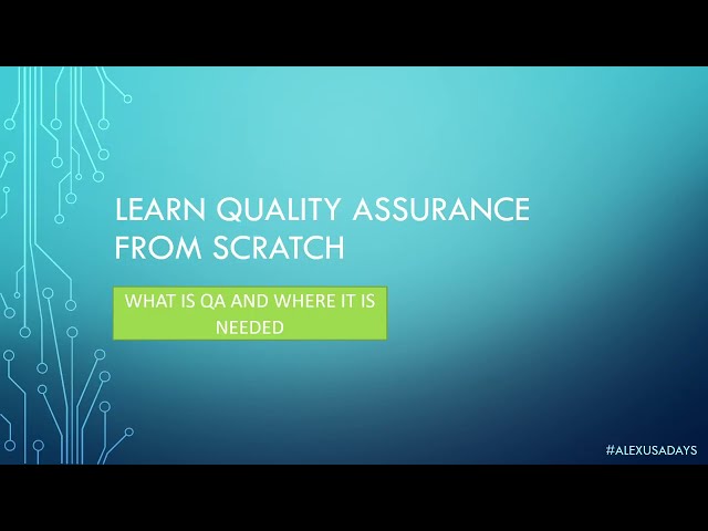 Manual QA: Testing for Beginners - What is QA - Part 2