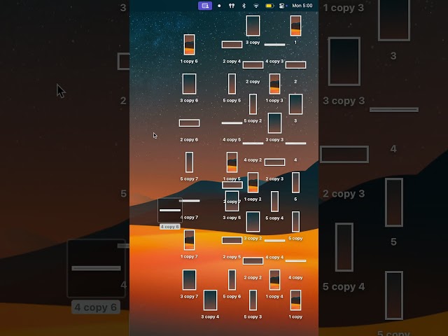3 seconds to organize your Mac Desktop #shorts #macos #tricks #technology