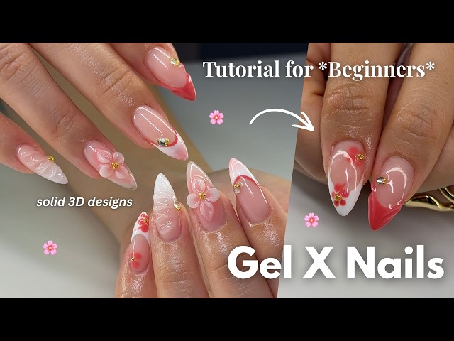 Watch me do a FULL gel x set tutorial ⋆.𐙚 ̊ amazon products | step-by-step