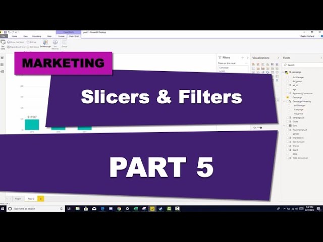 Power BI Course for Beginners (Part 5 Slicers and Filters)