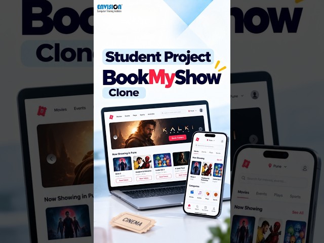 Student BookMyShow Clone Project | Full Stack Project | Full Stack Classes in Pune