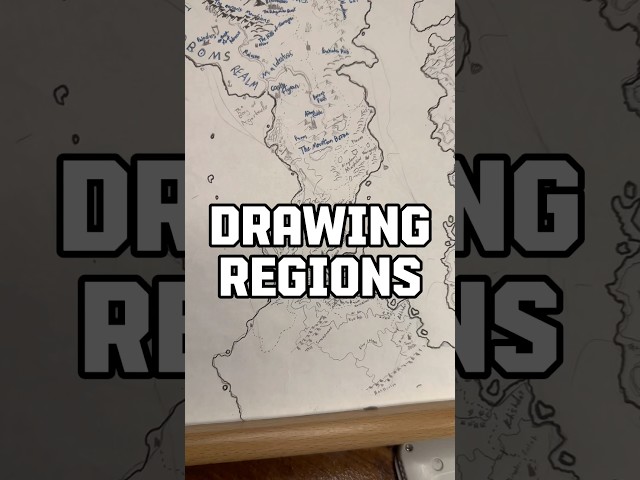 Drawing Regions🧭#worldbuilding #dnd #fantasymap