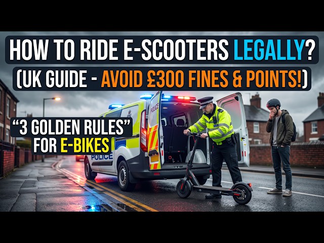 How to Ride E-Scooters & E-Bikes Legally in the UK (Don't Get Fined!).