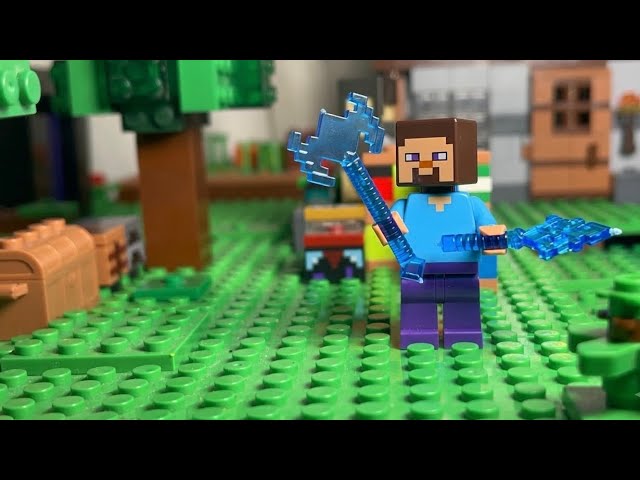 Playing with fire LEGO Minecraft | Stop Motion animation 