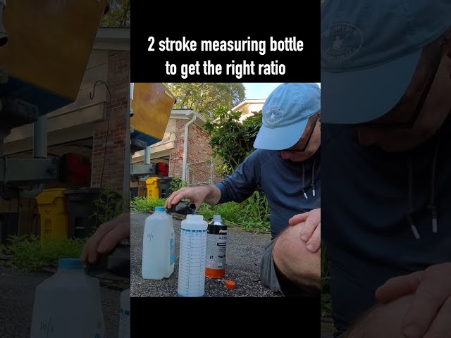 Mixing fuel for an old 2 stroke engine