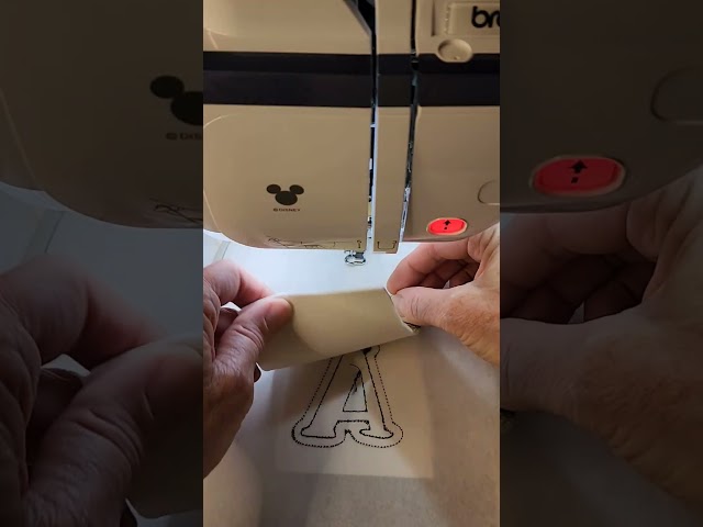 make an in the hoop monogram key chain with me. #machineembroidery #inthehoop #keychain #applique