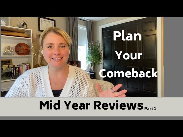 How to reset your goals mid year without feeling like you failed | Plan with Me