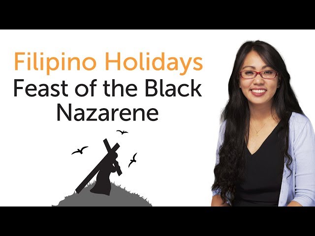 Learn Filipino Holidays - Feast of the Black Nazarene