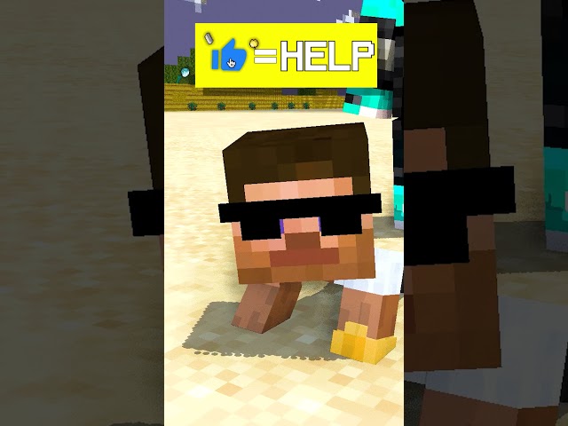 I become Herobrine in Squid Game.. #minecraft #gaming
