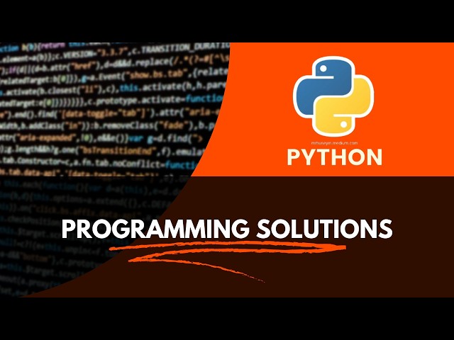 #programmingsolutions || Python || Basic to Advance || A Complete Computer Guide