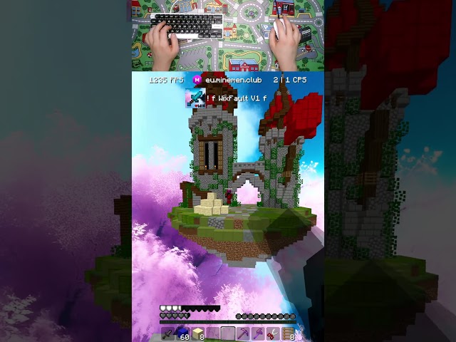 CUTEST SOUNDPACK EVER #shorts #viral #gaming #minecraft #minemenclub #pvp #fireballfight