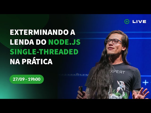 Live || Debunking the myth of single-threaded Node.js in practice || Erick Wendel
