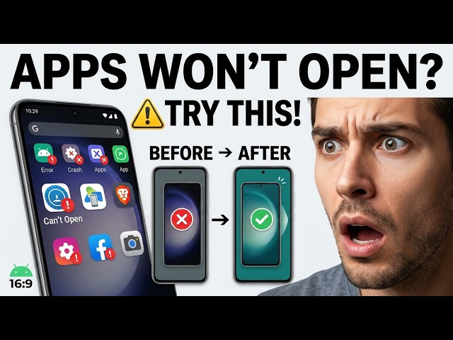 How to Fix Phone Not Opening Apps
