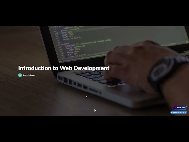 Web development Module
