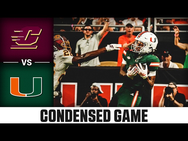 Central Michigan vs. Miami Condensed Game | 2026 ACC Football