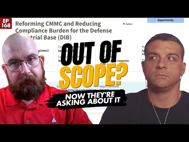 The DoD Said This Was "Out of Scope"... Now They're Asking About It