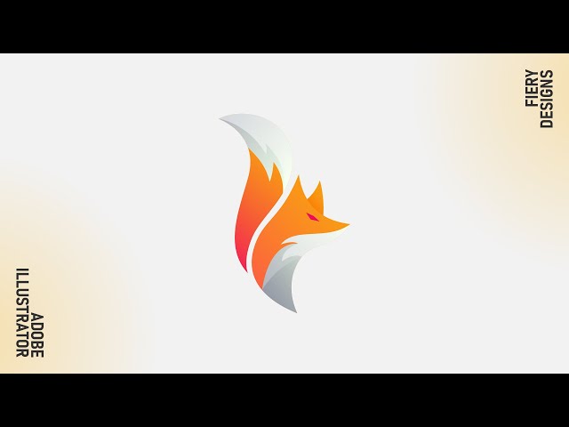 Learn to Create Professional 3D Gradient Animal Logos #fierydesigns
