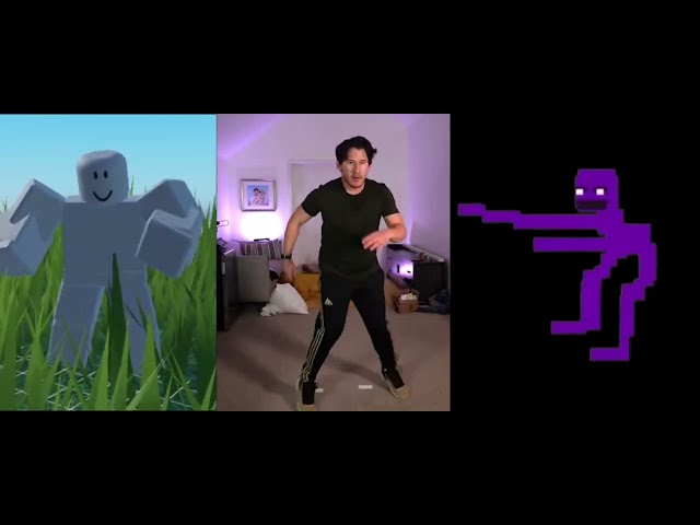 Roblox Rig dancing with Markiplier dancing with Purple Guy