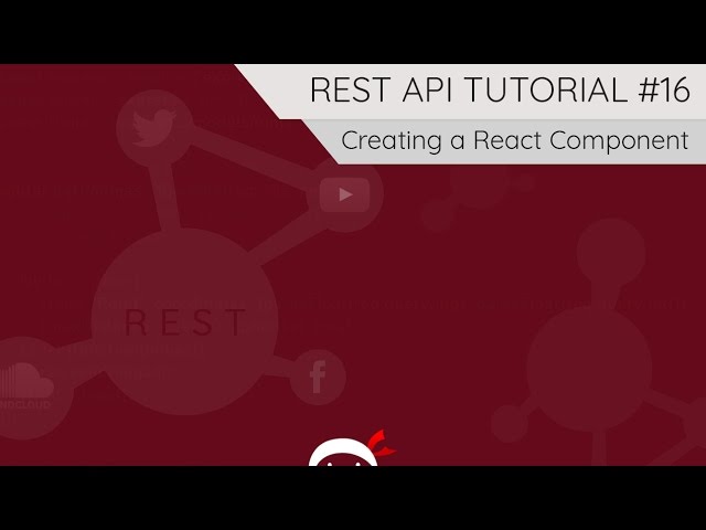 REST API Tutorial (Node, Express & Mongo) #16 - Creating a React Component