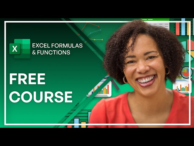 Free Excel Formulas & Functions Course for Beginners (Microsoft Excel Tutorial)