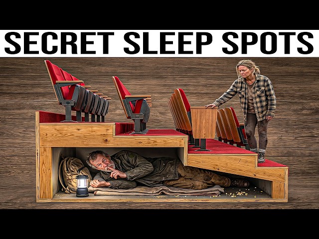15 Secret Sleep Spots in Every City That Homeless People Use Without Getting Caught