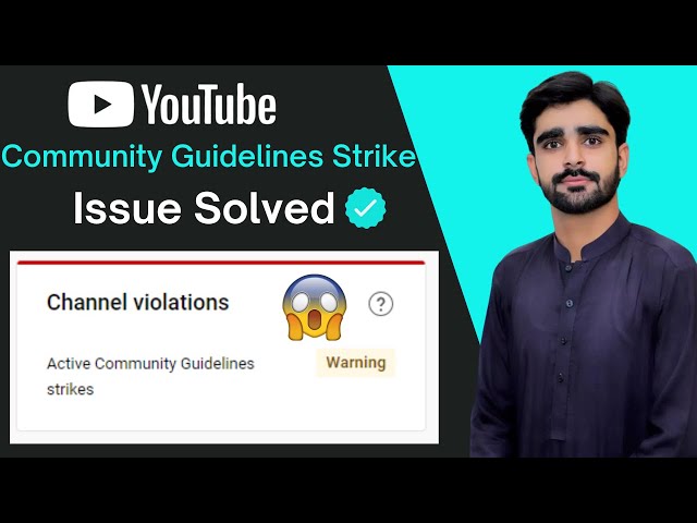 Your Content Was Removed Due to Violation of our Community Guidelines Solution | Being Asim