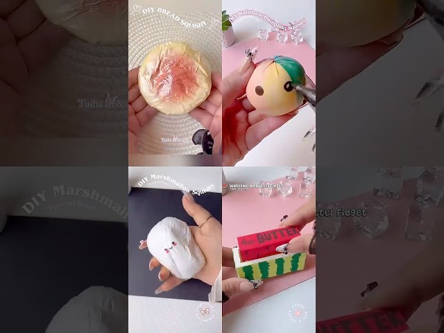 How to make Viral squishy! 😱 DIY Squishy tutorial #shorts