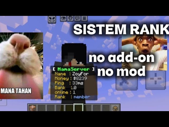 Tutorial Command Block :cara membuat sistem rank simple dan mudah terbaru 2026