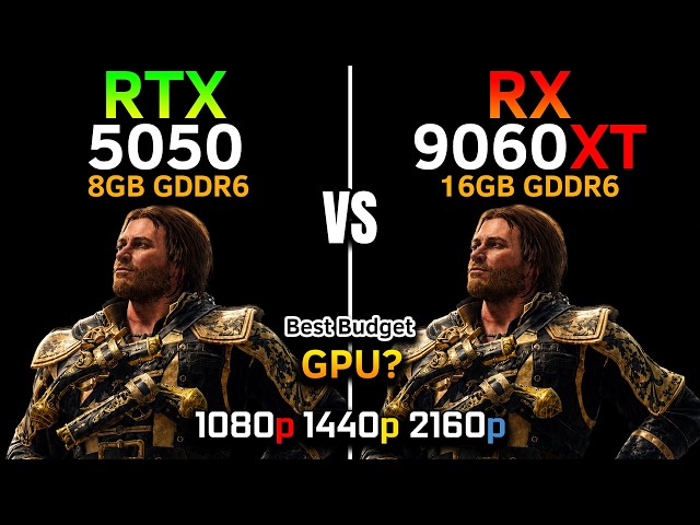RTX 5050 vs RX 9060 XT | DLSS 4 vs FSR 4.1 | 18 Game Test | Best Budget GPU 2026? | 1080p, 1440p, 4K