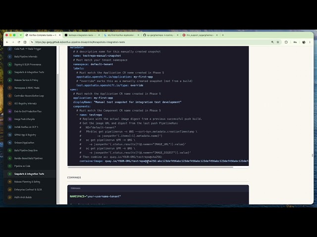 Konflux Snapshots & Integration Tests | IntegrationTestScenario, RBAC & Release Gating Explained