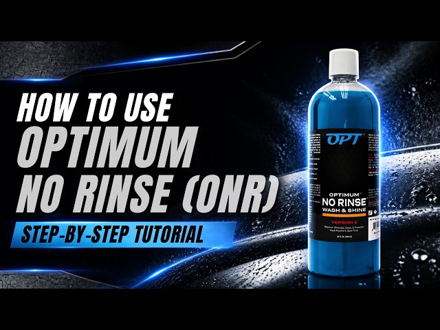 How to Use Optimum No Rinse (ONR) | Step-by-Step Tutorial