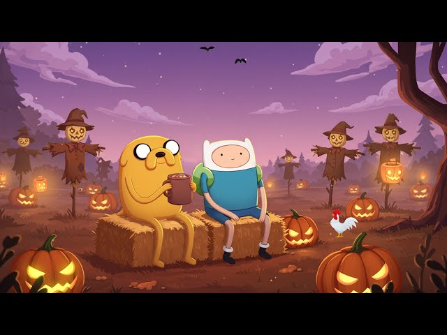 Cozy Autumn Halloween 🎃 Lofi Music for Anxiety