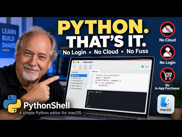 PythonShell (shell.py4e.com) in 2 Minutes: Python, No Login, No Cloud