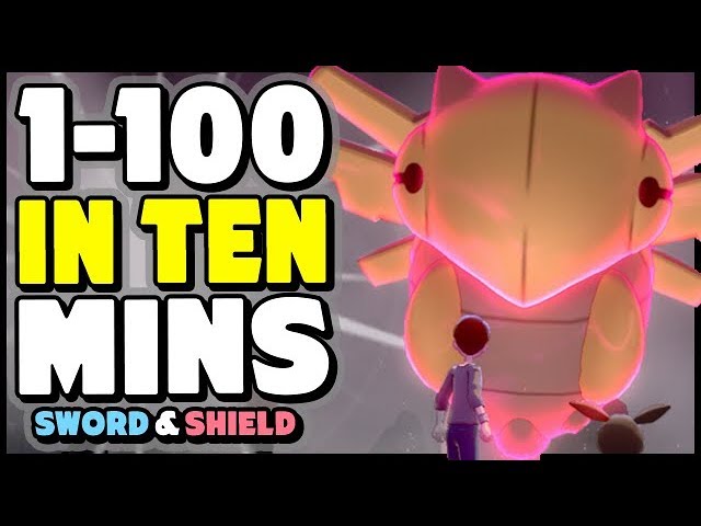How To Level From 1-100 in 10-20 Minutes in Pokemon Sword and Shield