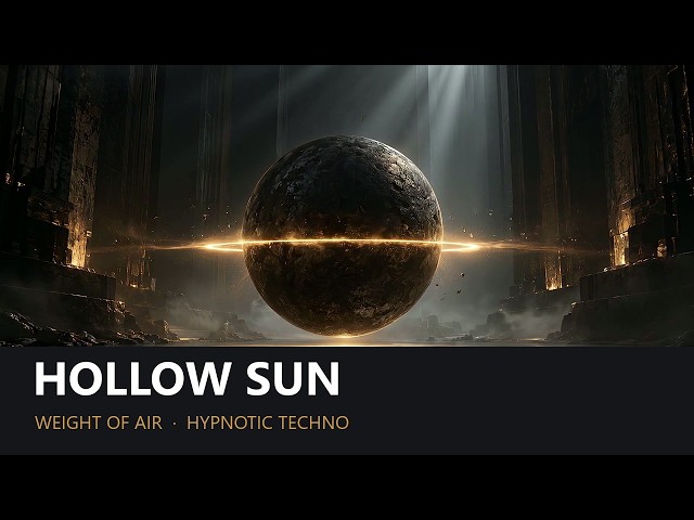 Hollow Sun — 129 BPM Cinematic Hypnotic Techno for Deep Work | Silent Circuit