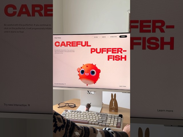 🐡🐡🐡 #spline #3d #3dtutorial #webdesign #website #graphicdesign #uiux #designtips #designtutorial