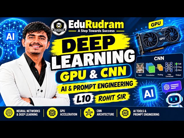 Deep Learning | GPU & CNN | AI & Prompt Engineering | L10 | Rohit Sir