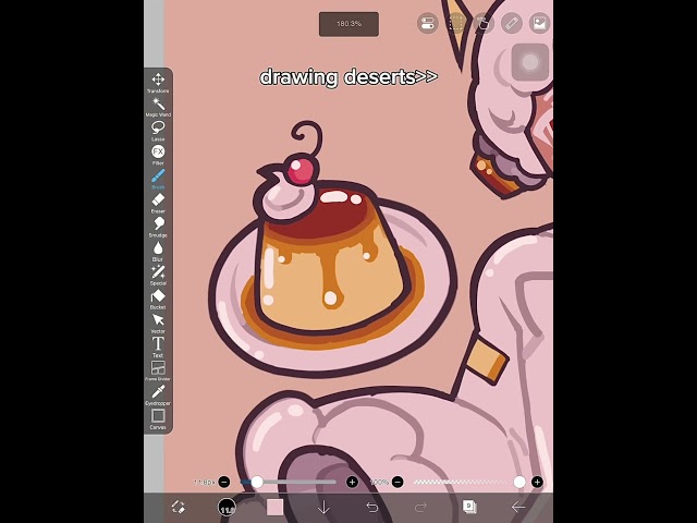 pudding a la mode #ibispaintx #digitalartist #digitalart #artist #art #crk #fanart #cookierunkingdom