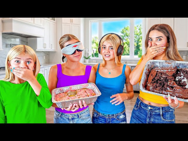 BLIND DEAF MUTE baking challenge ft. MYSTERY YouTuber! ✨