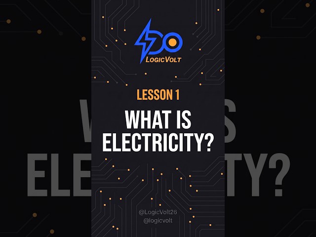 What is Electricity?⚡(Explained in 30seconds) #Short #Electricity #Engineering   @LogicVolt26 #edu