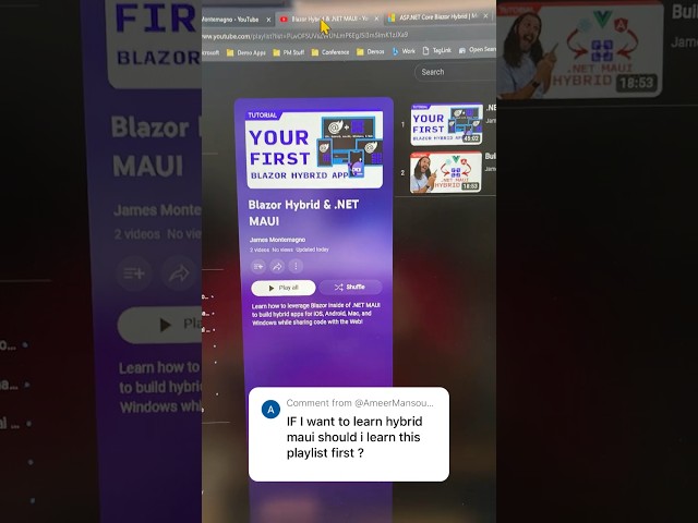 Best resources for Blazor Hybrid and .NET MAUI for beginners! #dotnetmaui #coding #blazor