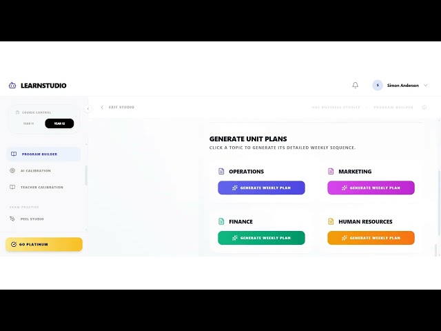 Program builder example